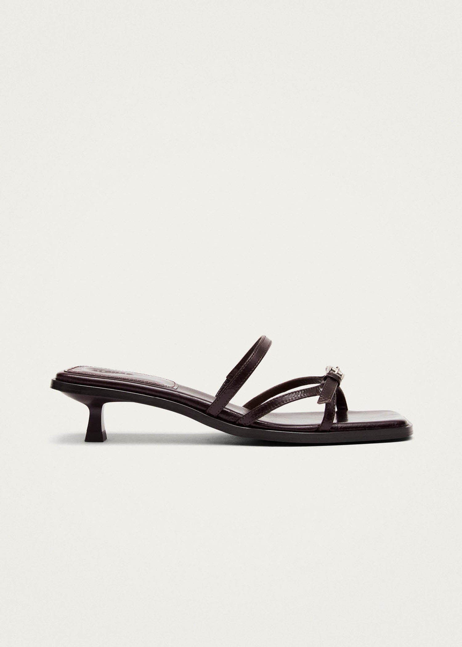 Liko Rift Leather Sandals - Dark Brown