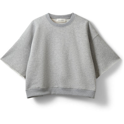 EloiseSW Short Sleeve Sweat Shirt - Grey Melange