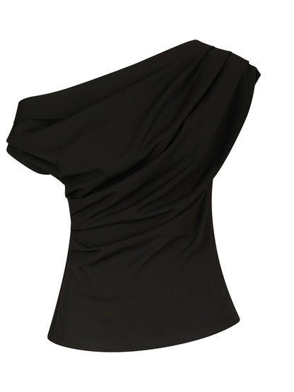 Mabelle Drapy Top - Black