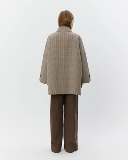 SelinaSW Oversize Check Jacket - Check