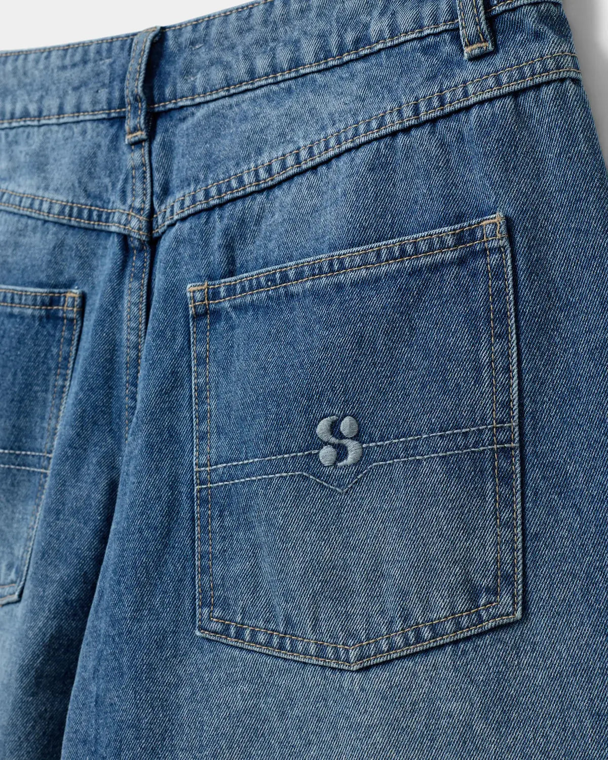 StokeSW Oversized Shorts - Denim Blue