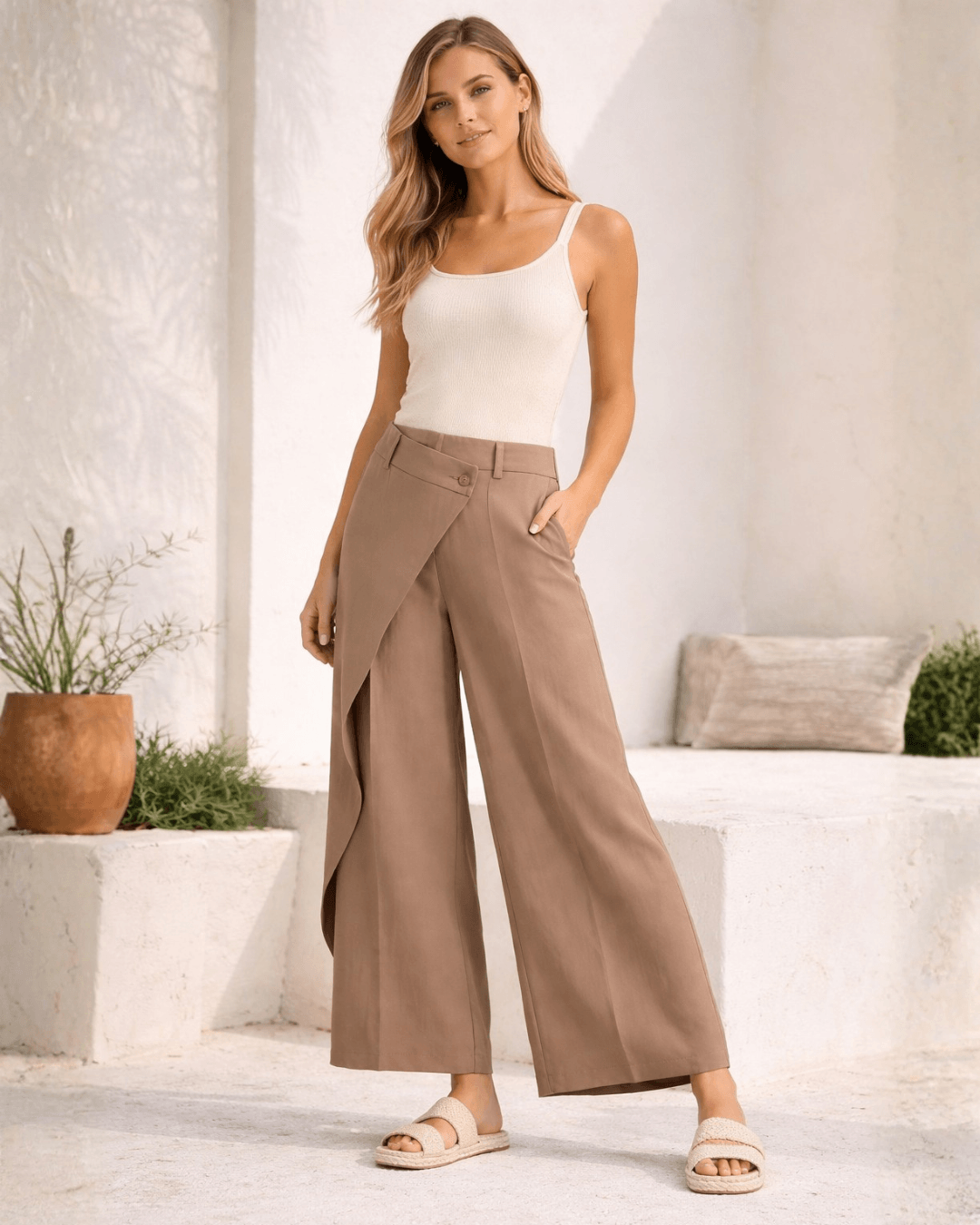Anais Cropped - Nocciola