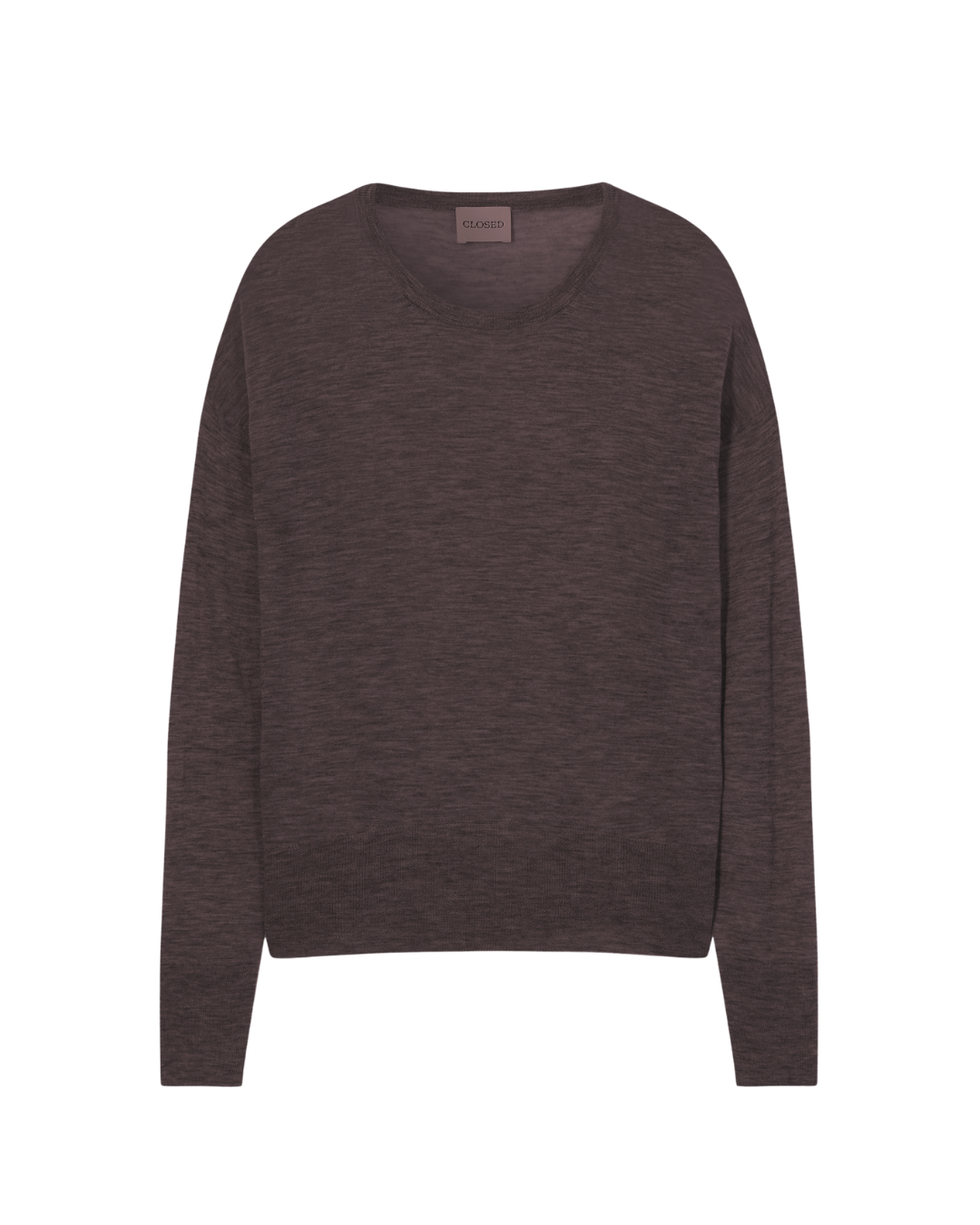 Crew Neck Long Sleeve - Mahagony Brown