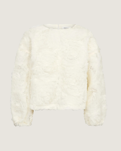 LucinaCC Flower Blouse - Off White