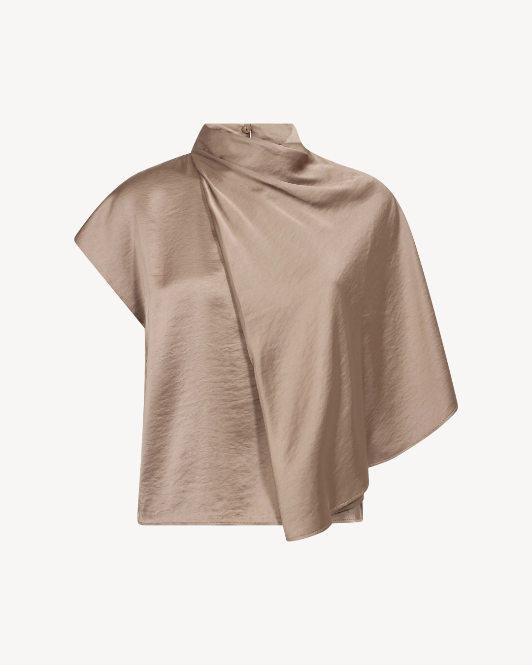 IdunCC Cape SS Blouse - Walnut