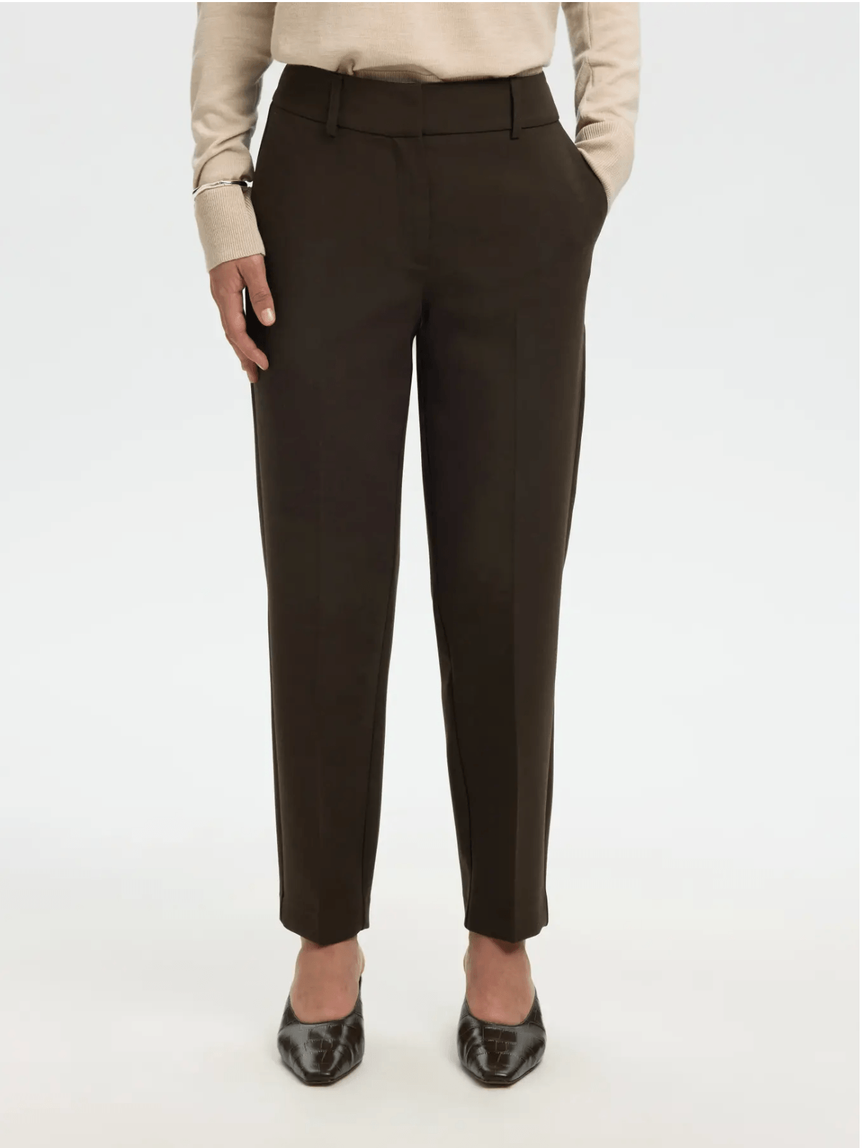 SLFRita-Ria MW Cropped Pant Mel - Delicioso Mel.