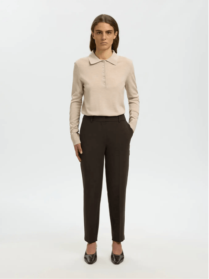 SLFRita-Ria MW Cropped Pant Mel - Delicioso Mel.