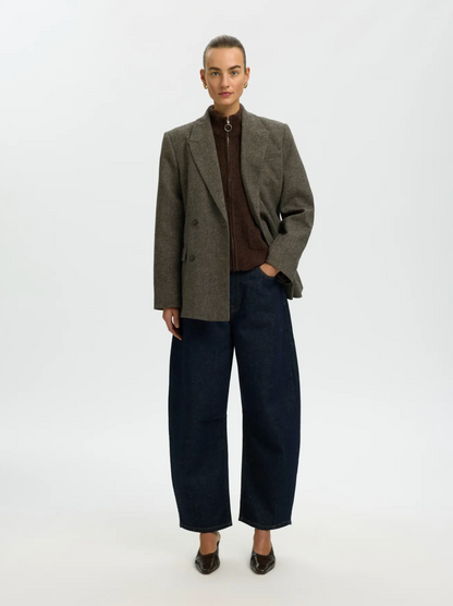 SLFsia Ras LS Strickjacke mit Reißverschluss – Delicioso Mel.