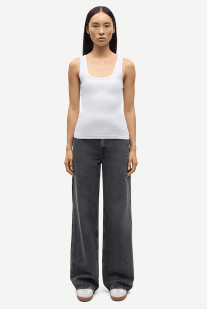 Saamanza Tank Top - White