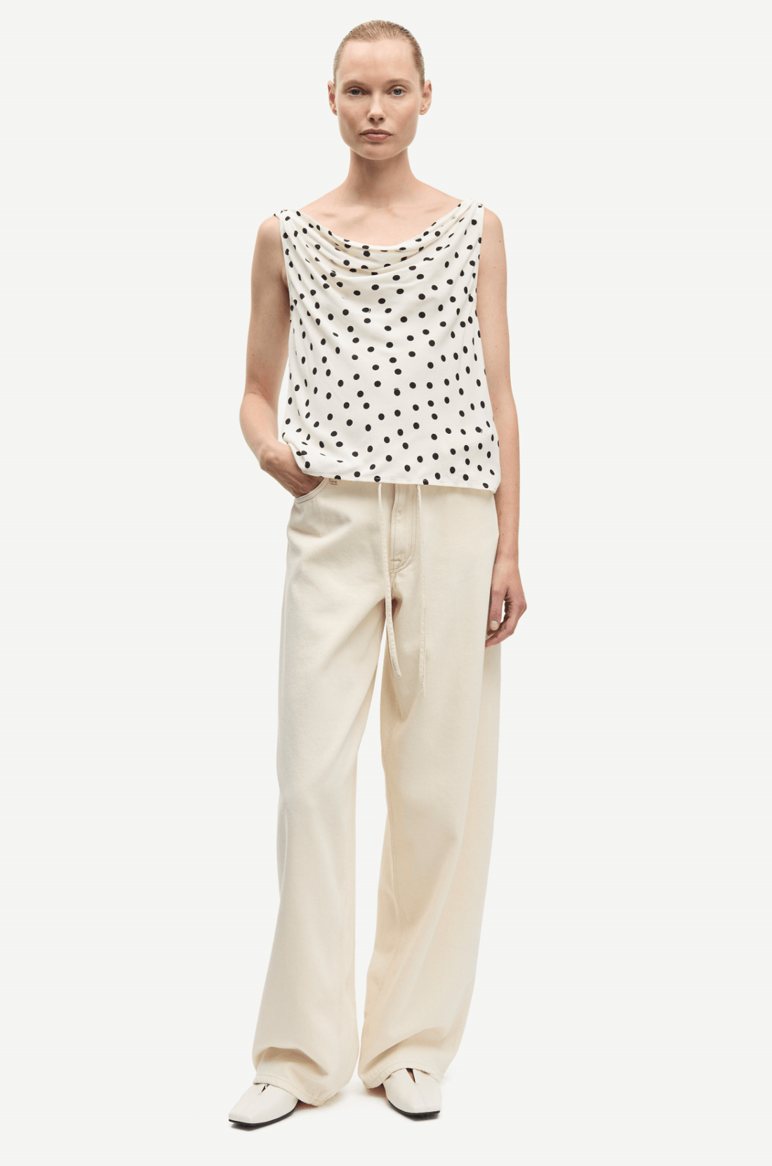 Saharper Jeans Belt - Soft Natural