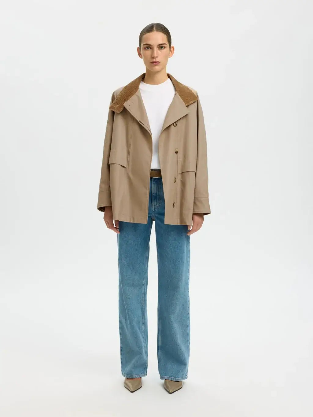 SLFkylie Jacket - Weathered Teak