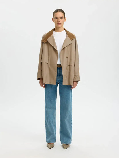 SLFkylie Jacket - Weathered Teak