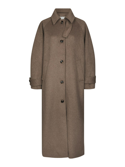Keaton Wool Coat - Taupe
