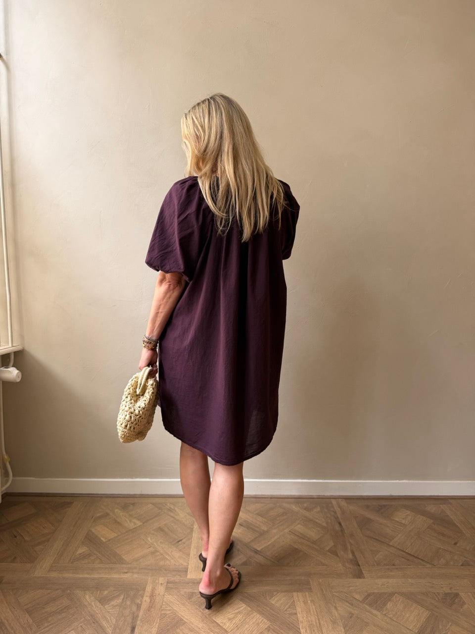 Short Summer Dress - Plum