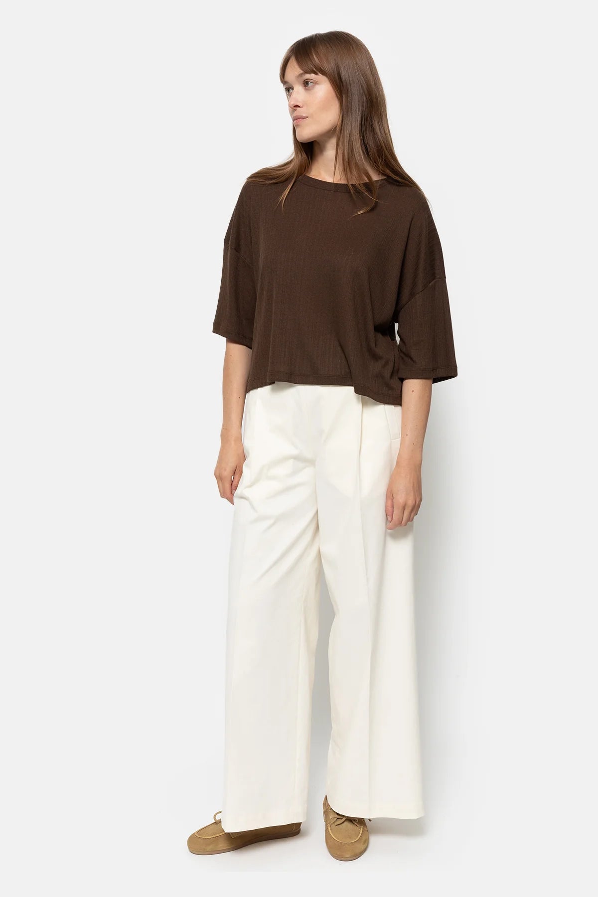 Nice Elasticated Pants - Off White