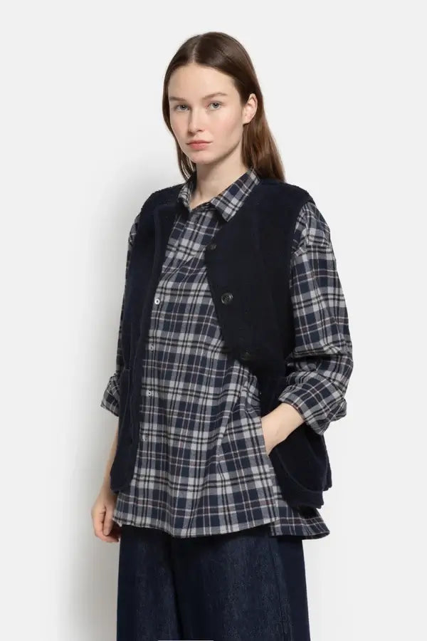 Only Flannel Shirt - Blue Checked