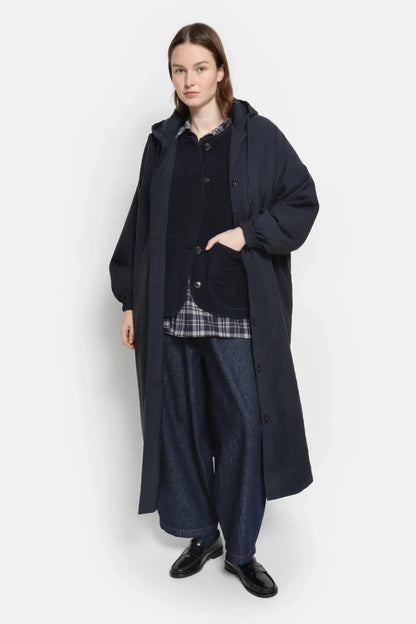 Morgan Long Coat - Navy