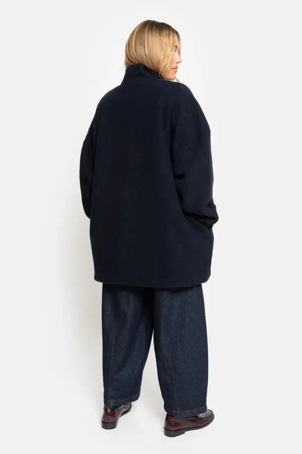 Onu Long Jacket – Navy