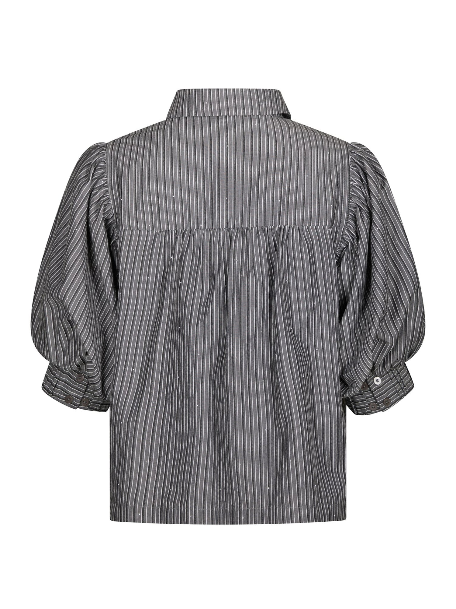 Etta Stripe B Shirt - Dark Grey