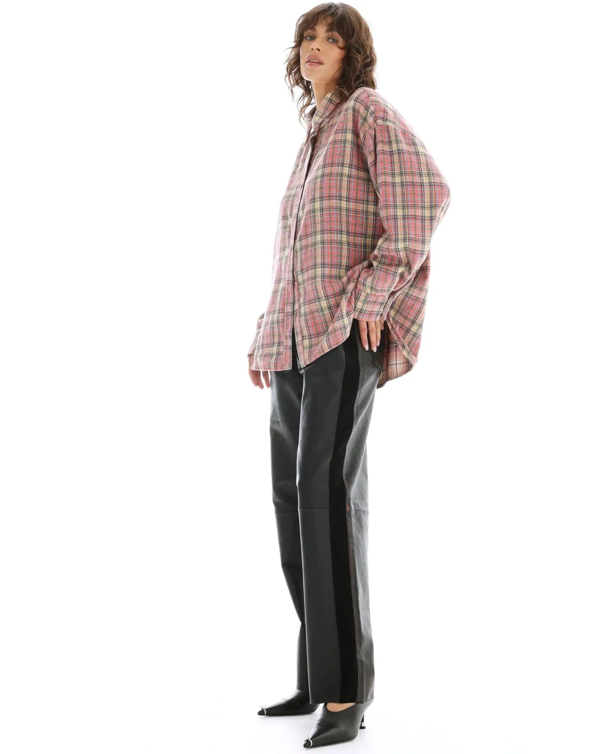 Reversible Flannel Shirt - Pink