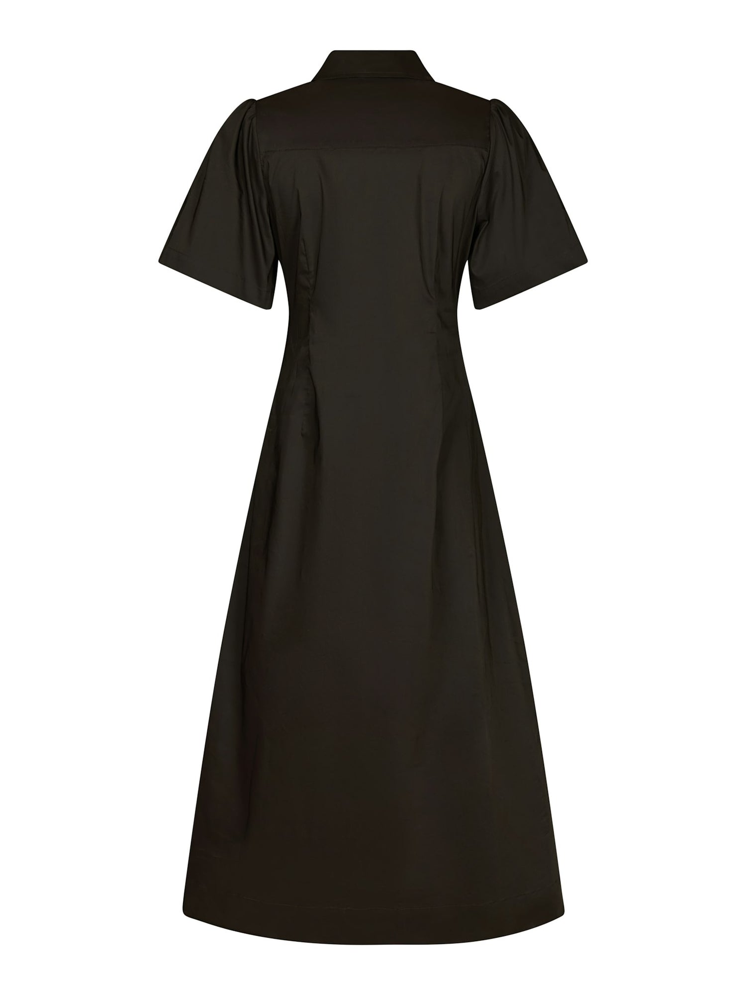 Baia Poplin Dress - Chocolate Brown