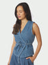 Samara Denim Waistcoat - Blue
