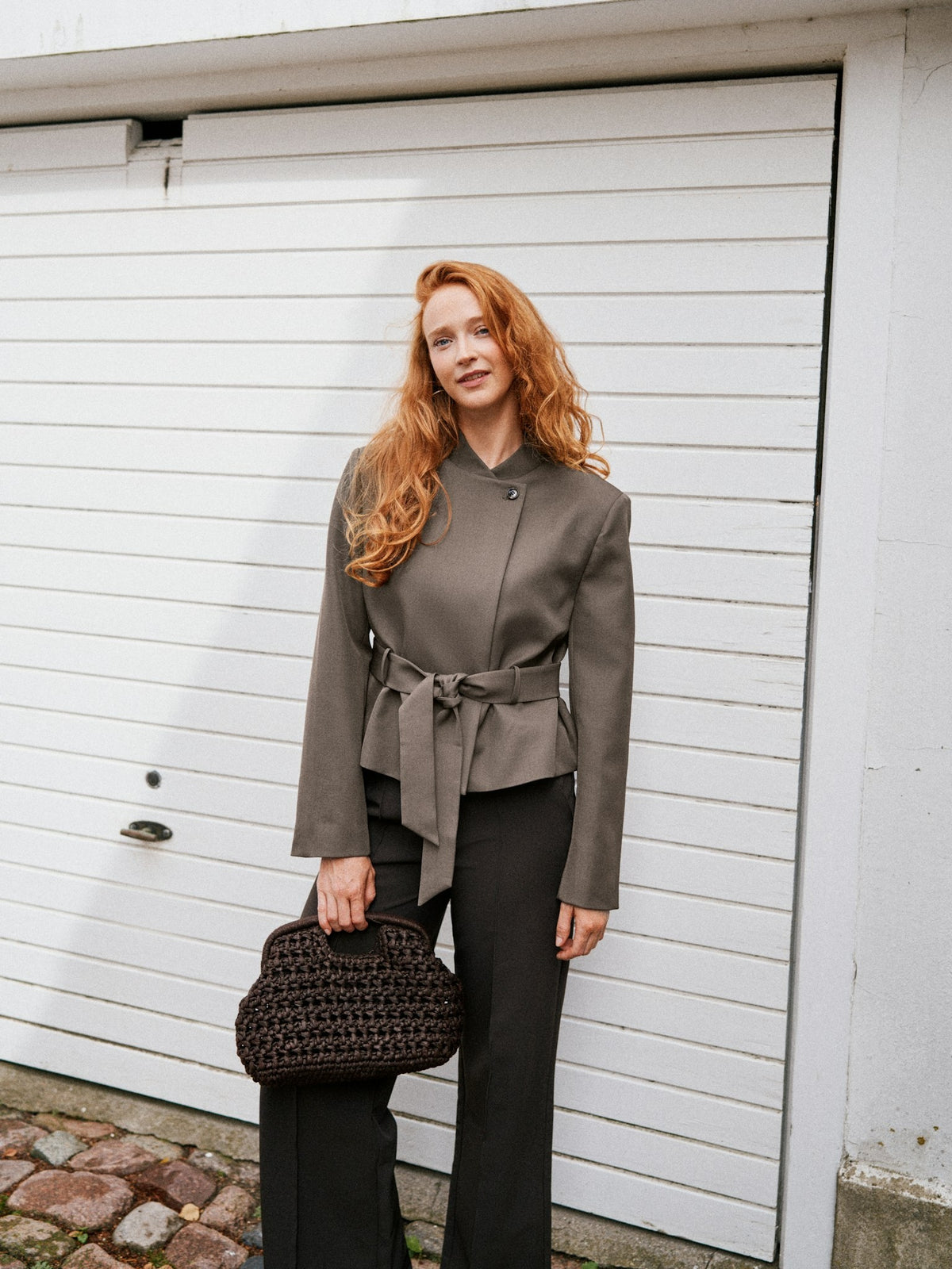 Kailyn Structure Blazer - Dusty Brown