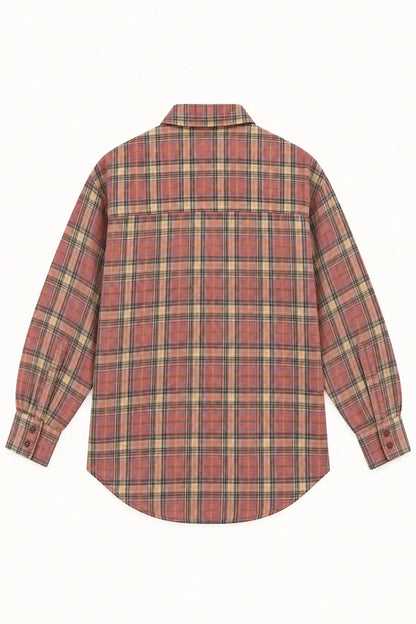 Reversible Flannel Shirt - Pink