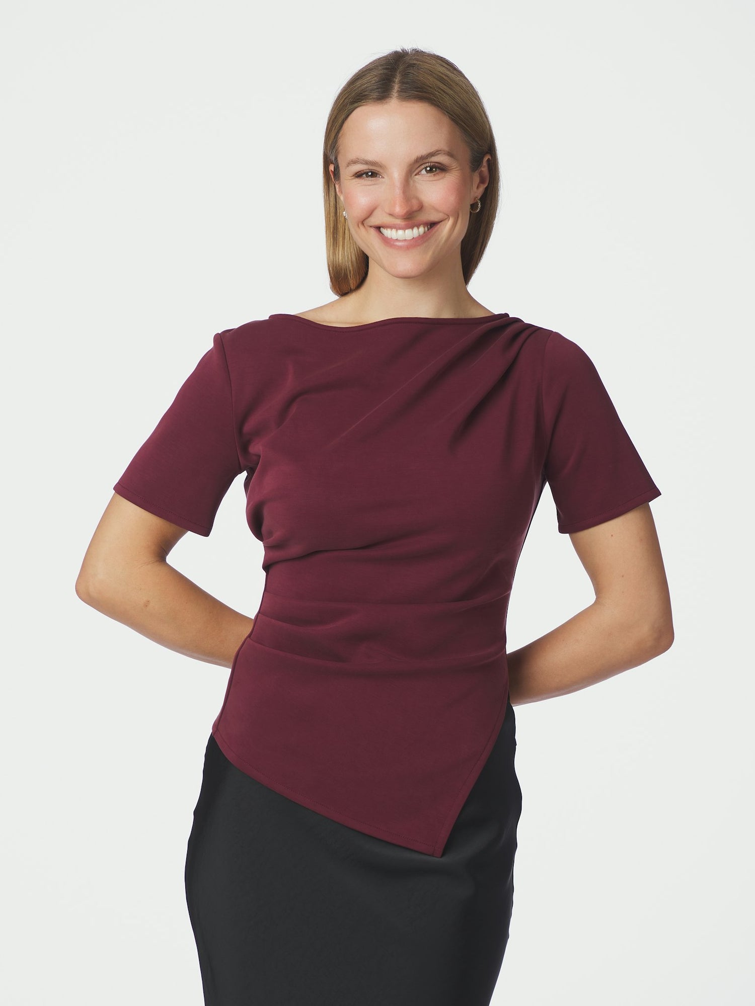 Rasmine Soft Blouse - Wine