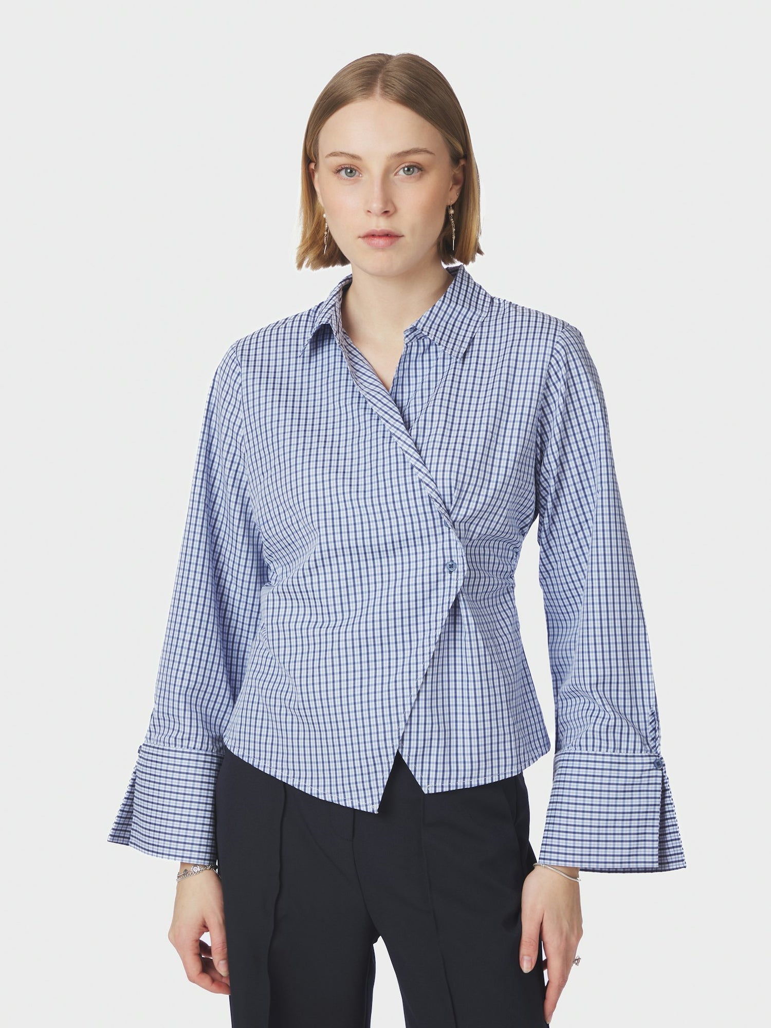 Fenli Check Shirt - Blue