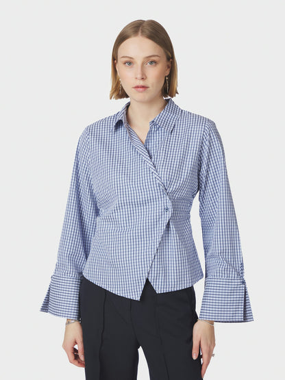 Fenli Check Shirt - Blue