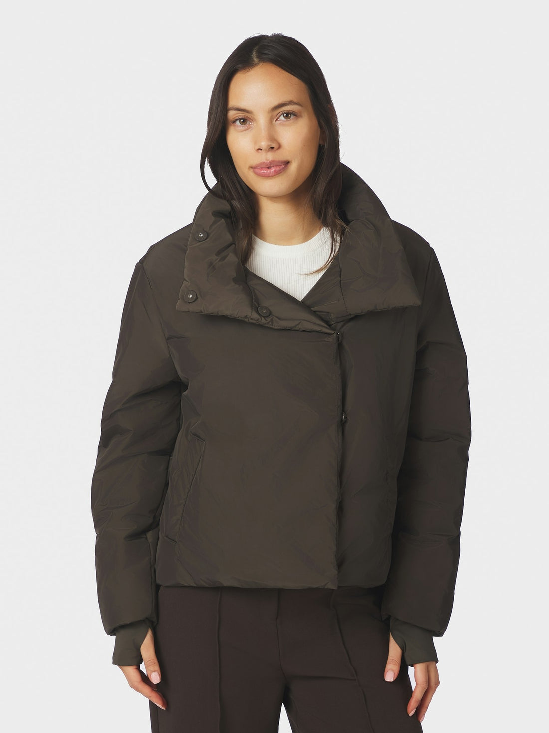 Una Clean Jacket - Dark Brown