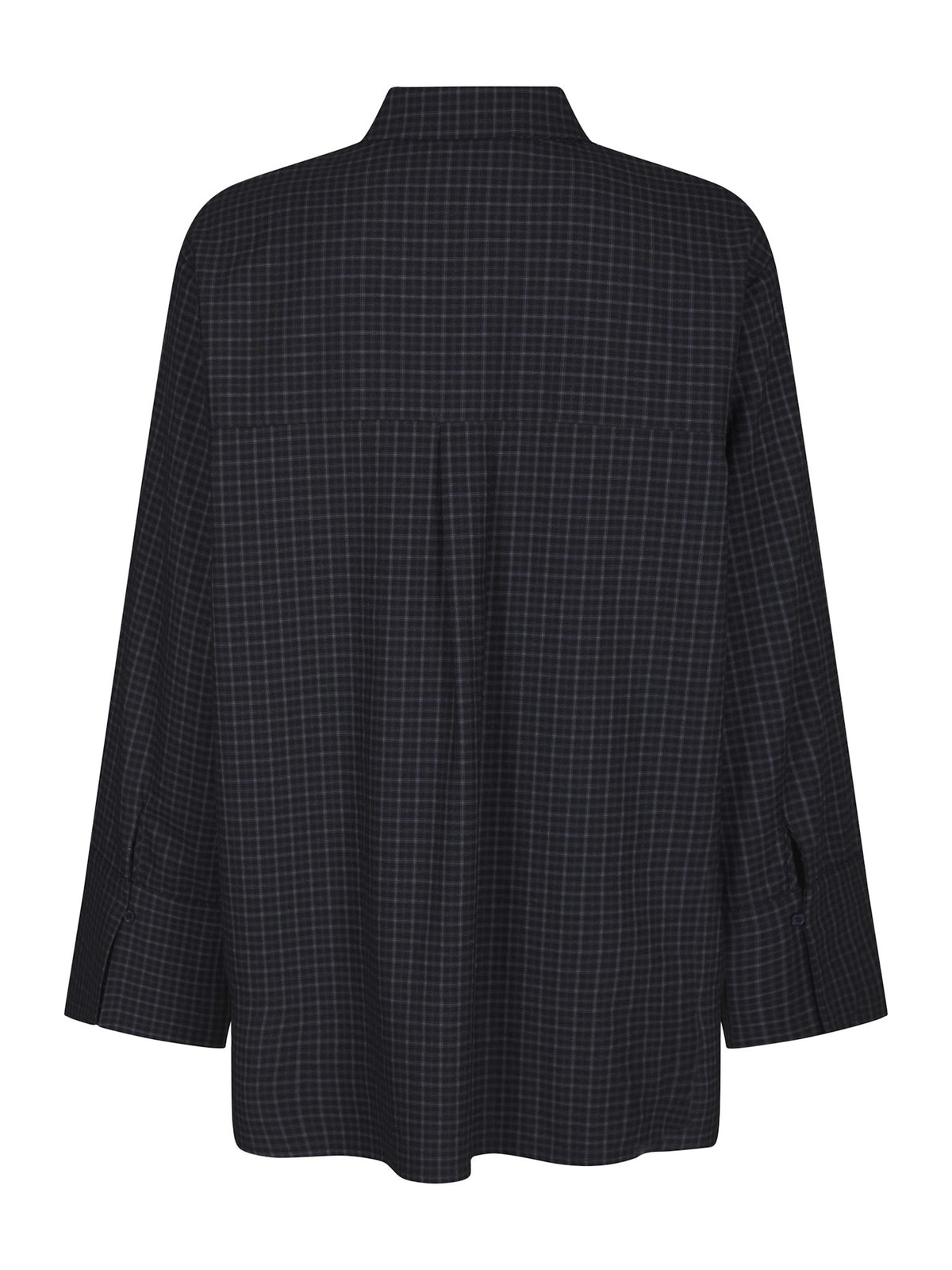 Dita Check Shirt - Dark Blue