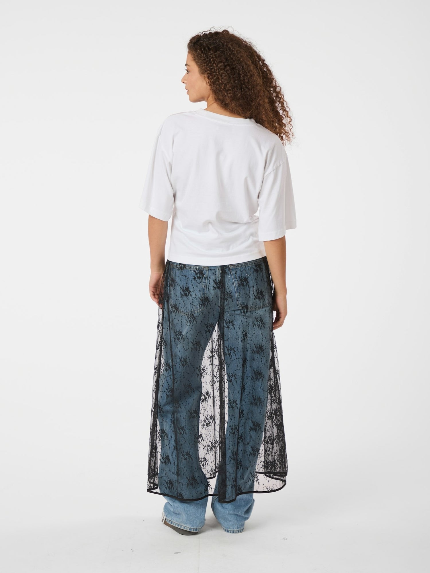 Asha Boxy Tee - White