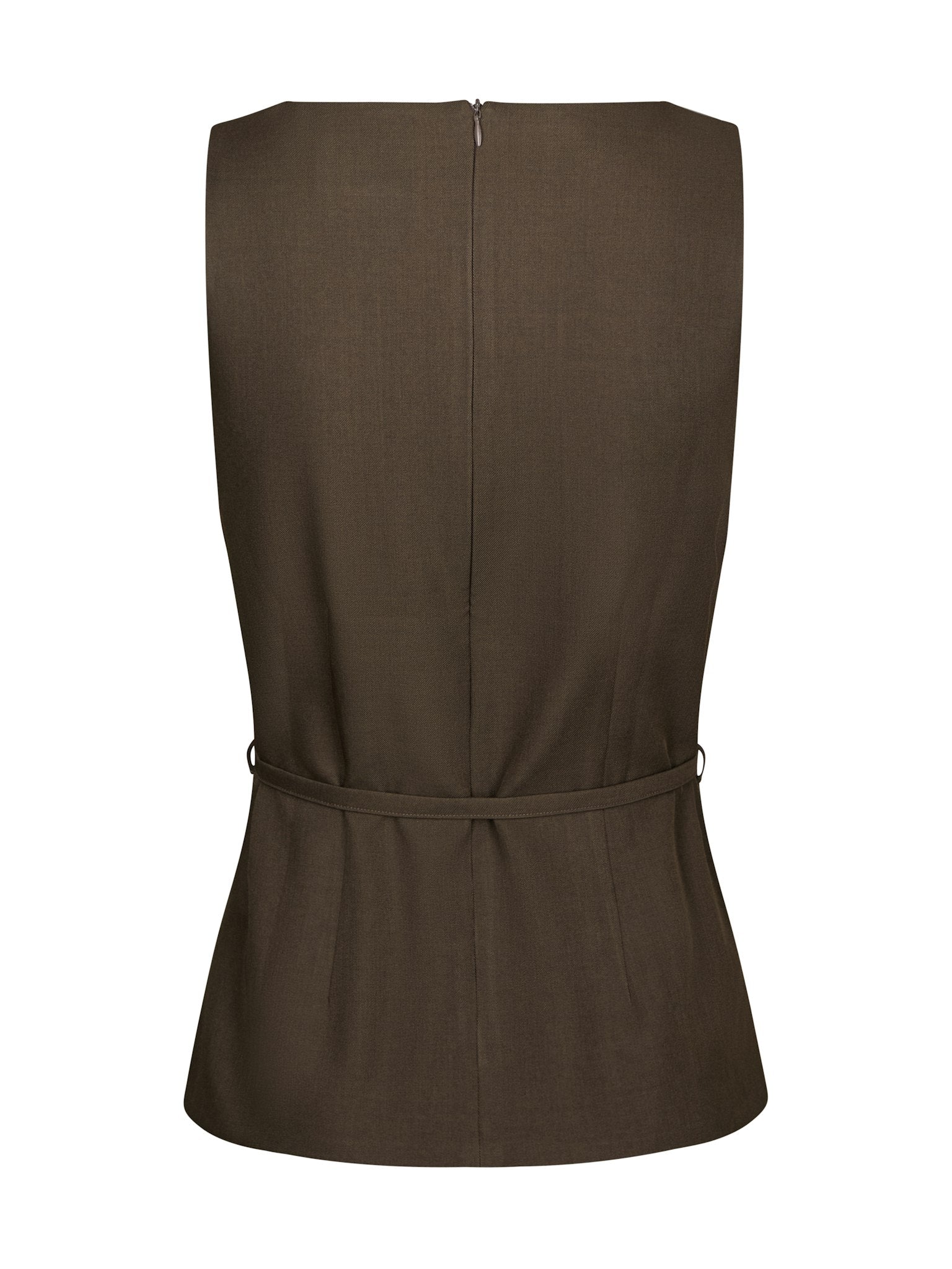 Nassa Structure Top - Dark Brown