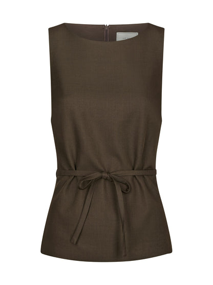 Nassa Structure Top - Dark Brown