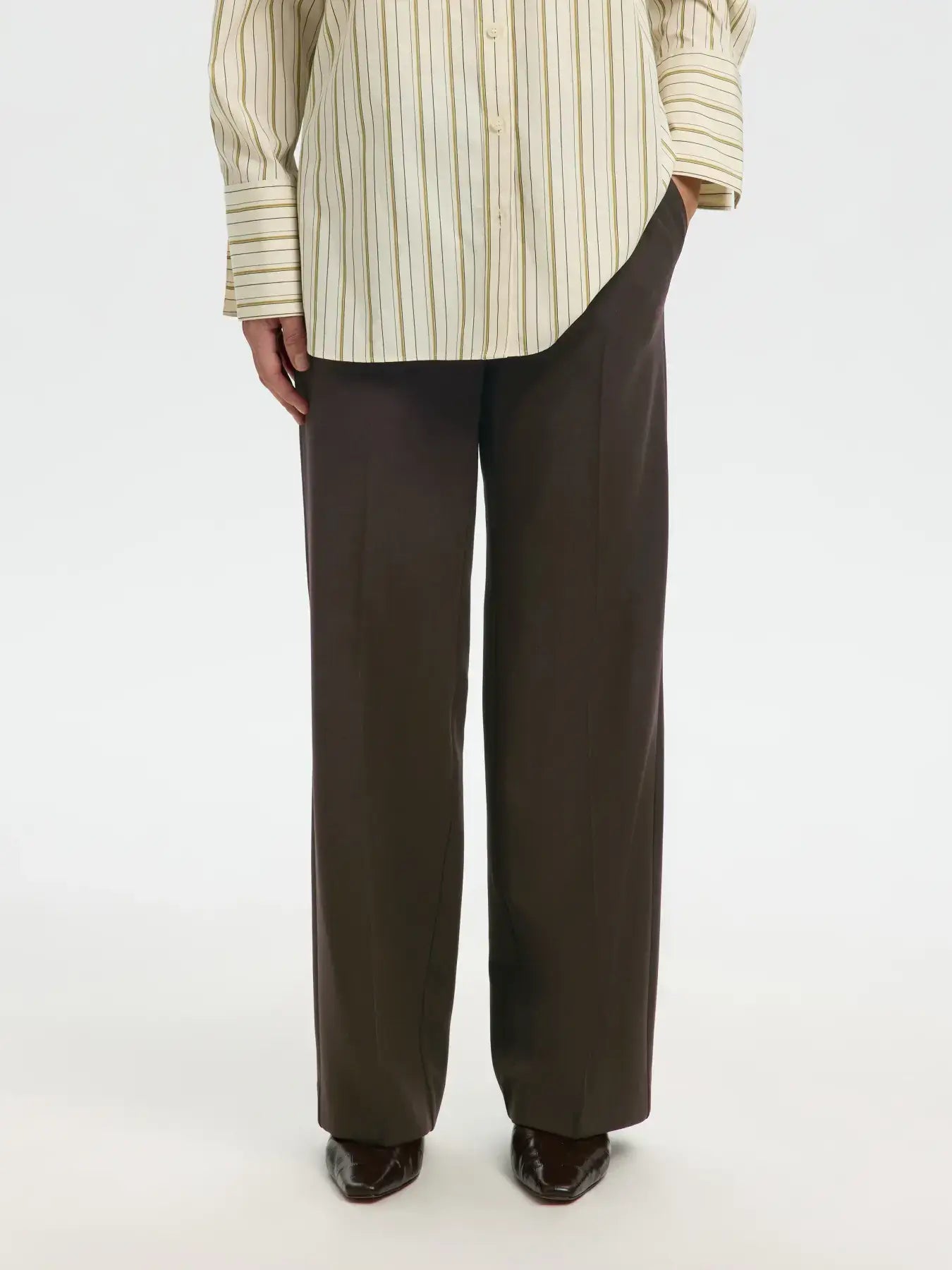 SLFRita MW Wide Pant Mel - Delicioso Mel.