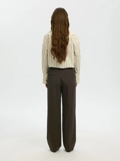 SLFRita MW Wide Pant Mel - Delicioso Mel.