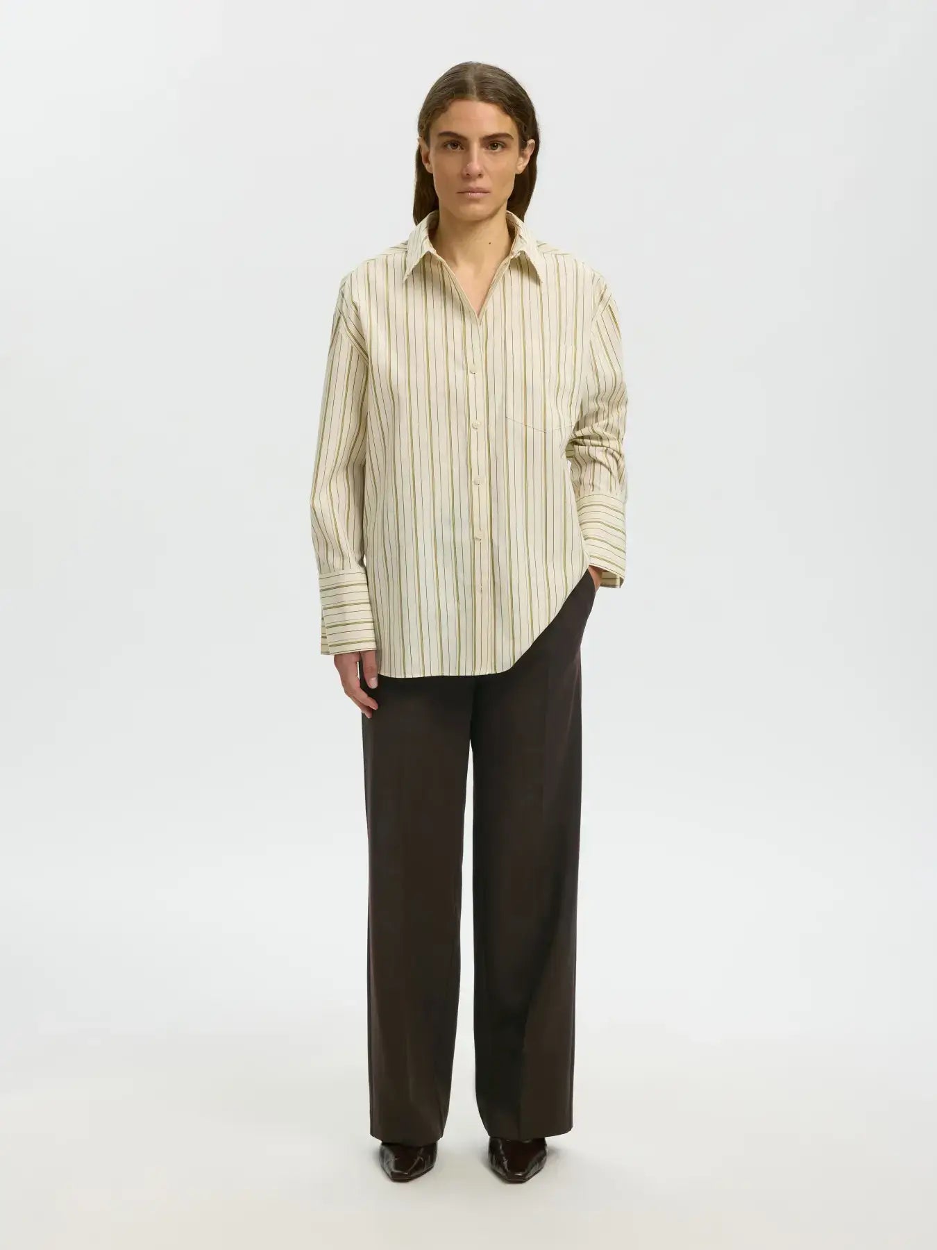 SLFRita MW Wide Pant Mel - Delicioso Mel.