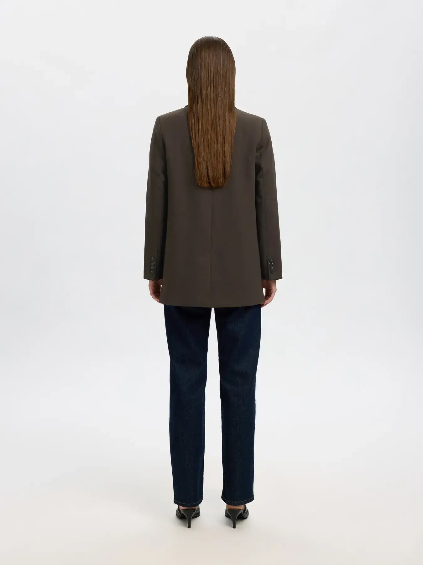 SLFRita LS Relaxed Blazer Mel - Delicioso Mel.