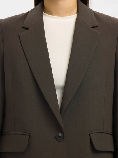 SLFRita LS Relaxed Blazer Mel - Delicioso Mel.