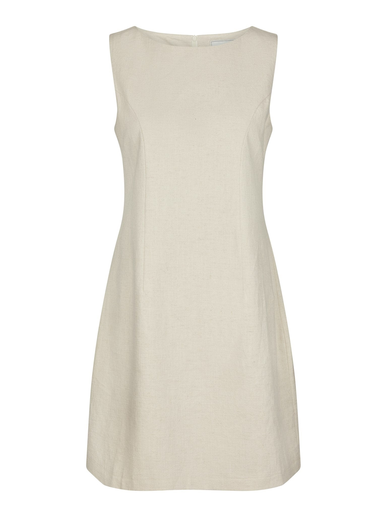 Bruna Ramie Dress - Natural
