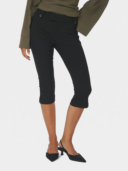 Shawnee Capri Stretch Pants - Black