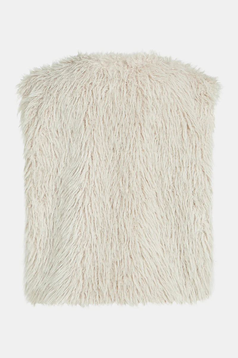 W25C280 waistcoat - Naturel