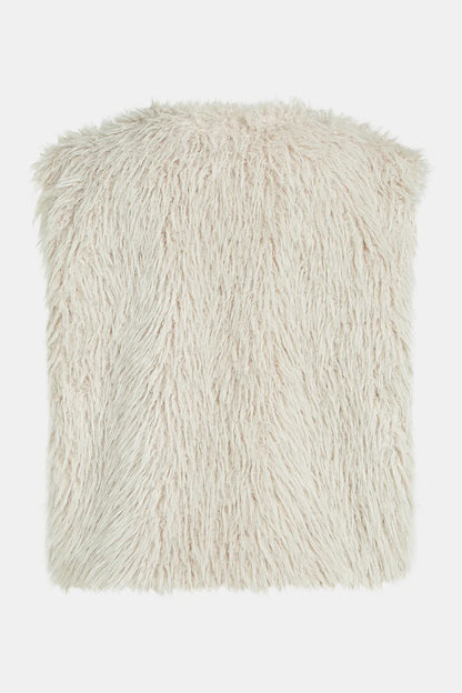 W25C280 waistcoat - Naturel