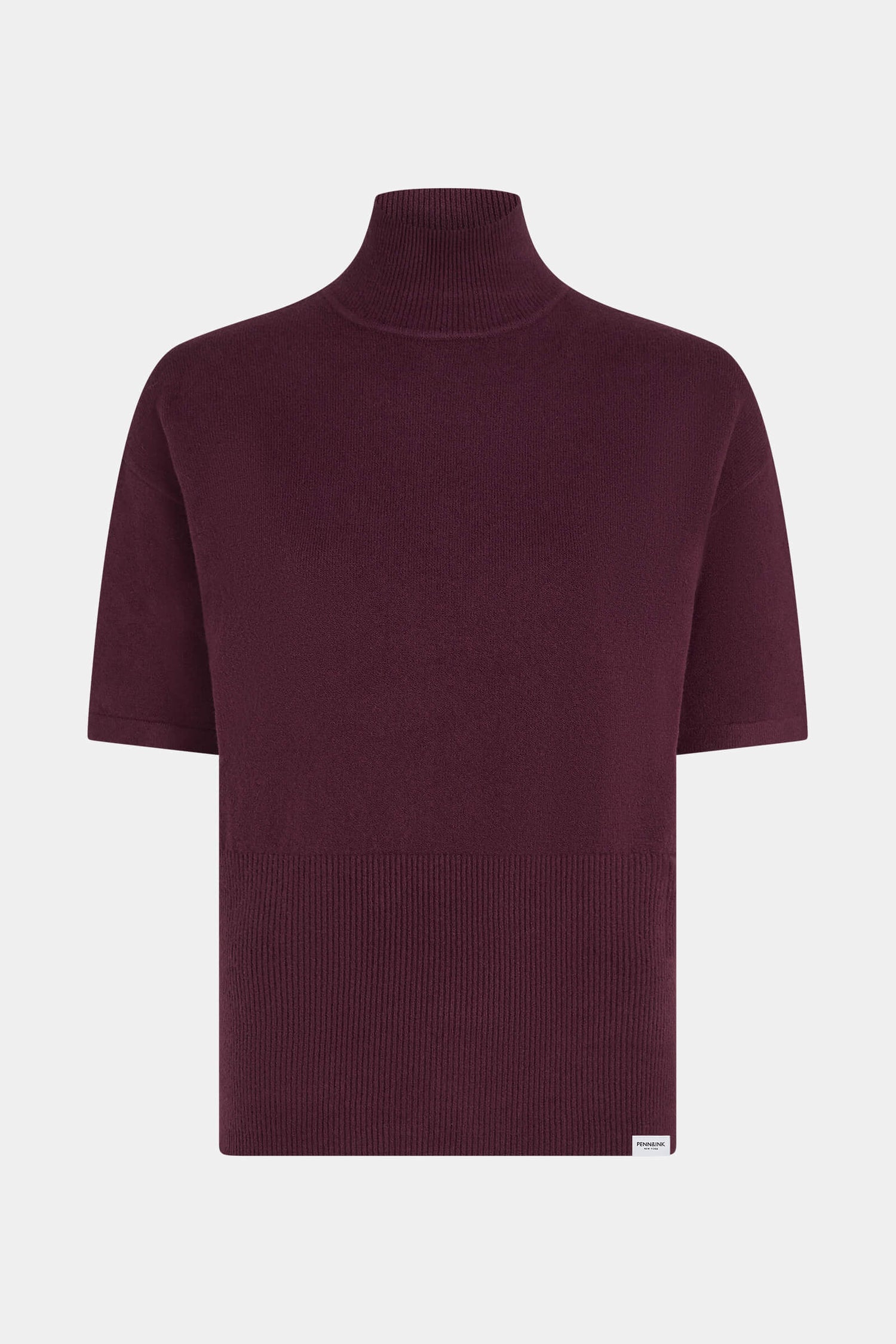 W26B426 Trui - Aubergine