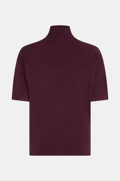 W26B426 Trui - Aubergine