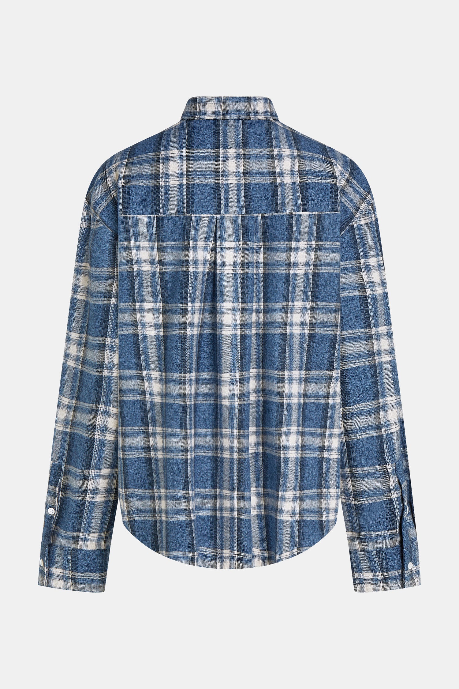 W26C421 Blouse - Blue Check