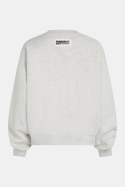 W26F1982LTD - Sweater - Grey Melange Black