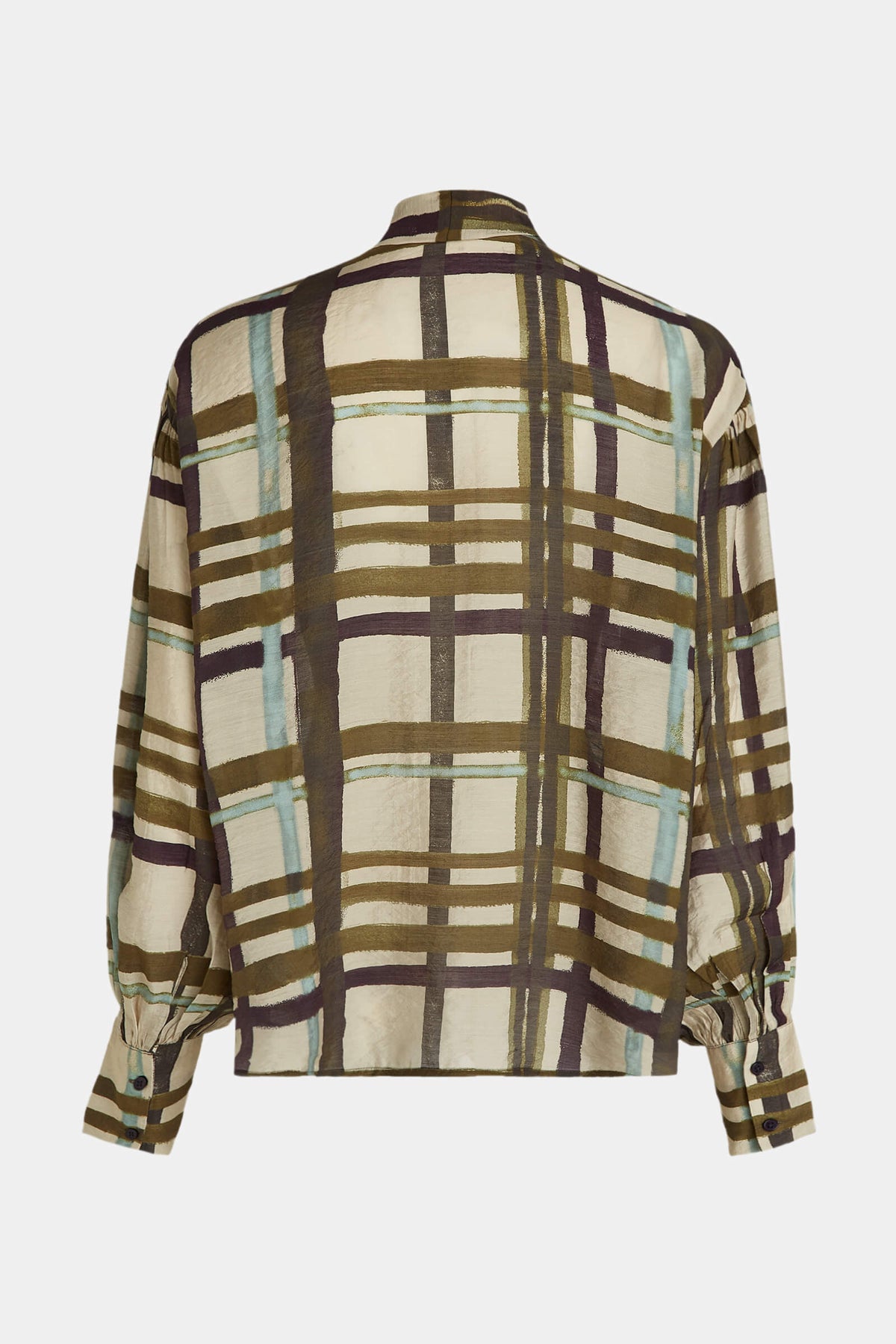 W26SE043LTD - Blouse AOP - Check